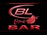 Bud Light Lime Bar LED Neon Sign USB - Red - TheLedHeroes