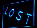 LOST LED Neon Sign USB - Blue - TheLedHeroes