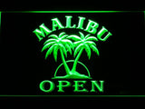Malibu Open LED Neon Sign Electrical - Green - TheLedHeroes