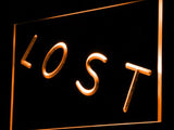 LOST LED Neon Sign USB - Orange - TheLedHeroes