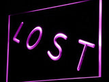 LOST LED Neon Sign USB - Purple - TheLedHeroes