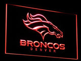 Denver Broncos LED Neon Sign USB - Red - TheLedHeroes