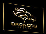 Denver Broncos LED Sign - Yellow - TheLedHeroes