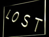 LOST LED Neon Sign USB - Yellow - TheLedHeroes