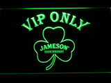 Jameson Shamrock VIP Only LED Neon Sign Electrical - Green - TheLedHeroes