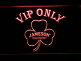 Jameson Shamrock VIP Only LED Neon Sign Electrical - Red - TheLedHeroes