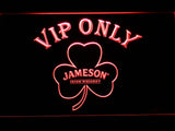 FREE Jameson Shamrock VIP Only LED Sign - Red - TheLedHeroes
