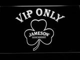 Jameson Shamrock VIP Only LED Neon Sign Electrical - White - TheLedHeroes