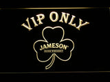 Jameson Shamrock VIP Only LED Neon Sign Electrical - Yellow - TheLedHeroes