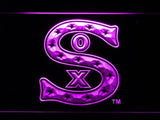 Chicago White Sox (16) LED Neon Sign Electrical - Purple - TheLedHeroes