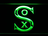 Chicago White Sox (19) LED Neon Sign USB - Green - TheLedHeroes