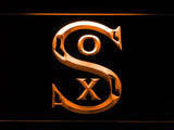 Chicago White Sox (19) LED Neon Sign Electrical - Orange - TheLedHeroes