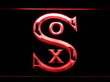 Chicago White Sox (19) LED Neon Sign Electrical - Red - TheLedHeroes