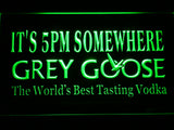 FREE Grey Goose It's 5 pm Somewhere LED Sign - Green - TheLedHeroes