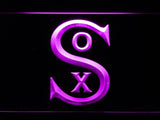 Chicago White Sox (20) LED Neon Sign Electrical - Purple - TheLedHeroes