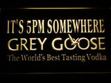 FREE Grey Goose It's 5 pm Somewhere LED Sign - Yellow - TheLedHeroes