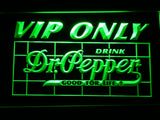 FREE Dr Pepper VIP Only LED Sign - Green - TheLedHeroes