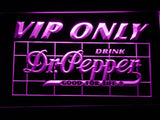 Dr Pepper VIP Only LED Neon Sign Electrical - Purple - TheLedHeroes