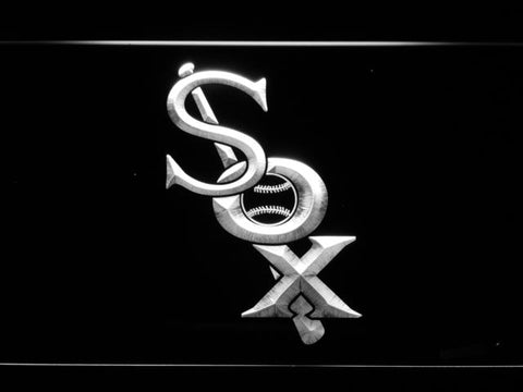 Chicago White Sox (21) LED Neon Sign USB - White - TheLedHeroes