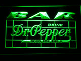 FREE Dr Pepper Bar LED Sign - Green - TheLedHeroes