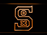 Chicago White Sox (22) LED Neon Sign USB - Orange - TheLedHeroes