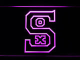 Chicago White Sox (22) LED Neon Sign USB - Purple - TheLedHeroes