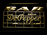 FREE Dr Pepper Bar LED Sign - Yellow - TheLedHeroes