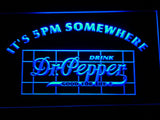 Dr Pepper It's 5 pm Somewhere LED Sign - Blue - TheLedHeroes