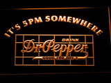 Dr Pepper It's 5pm Somewhere LED Neon Sign USB -  - TheLedHeroes