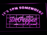 Dr Pepper It's 5pm Somewhere LED Neon Sign Electrical -  - TheLedHeroes