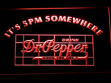 Dr Pepper It's 5pm Somewhere LED Neon Sign Electrical -  - TheLedHeroes