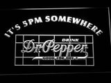 Dr Pepper It's 5 pm Somewhere LED Sign - White - TheLedHeroes