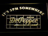 Dr Pepper It's 5pm Somewhere LED Neon Sign USB -  - TheLedHeroes