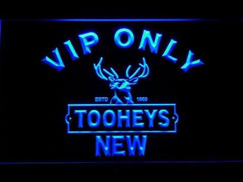 Tooheys New VIP Only LED Neon Sign USB - Blue - TheLedHeroes