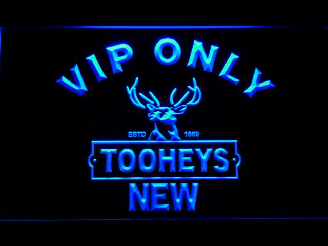 Tooheys New VIP Only LED Neon Sign Electrical - Blue - TheLedHeroes