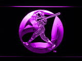 Chicago White Sox (24) LED Neon Sign USB - Purple - TheLedHeroes