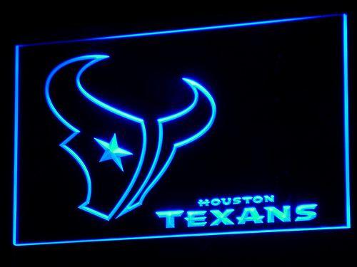 Houston Texans LED Neon Sign USB - Blue - TheLedHeroes