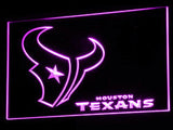 Houston Texans LED Neon Sign USB - Purple - TheLedHeroes