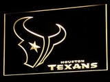 Houston Texans LED Neon Sign USB - Yellow - TheLedHeroes