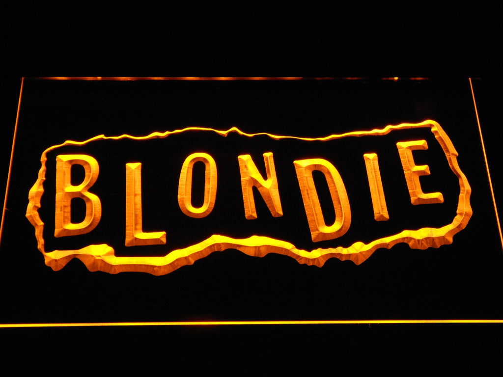 Blondie LED Neon Sign USB - Yellow - TheLedHeroes