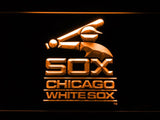 Chicago White Sox (25) LED Neon Sign USB - Orange - TheLedHeroes