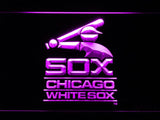 Chicago White Sox (25) LED Neon Sign Electrical - Purple - TheLedHeroes