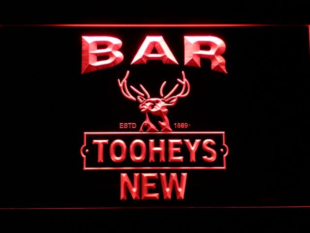Tooheys New Bar LED Neon Sign USB - Red - TheLedHeroes
