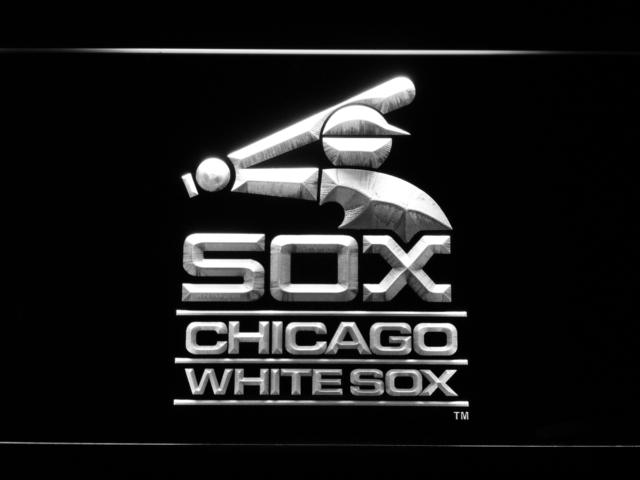 Chicago White Sox (25) LED Neon Sign Electrical - White - TheLedHeroes