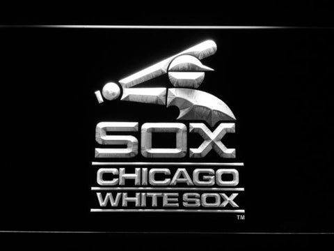 Chicago White Sox (25) LED Neon Sign Electrical - White - TheLedHeroes