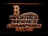 Boston Red Sox World Series Champions 04 LED Neon Sign Electrical - Orange - TheLedHeroes
