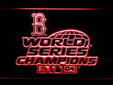 Boston Red Sox World Series Champions 04 LED Neon Sign Electrical - Red - TheLedHeroes