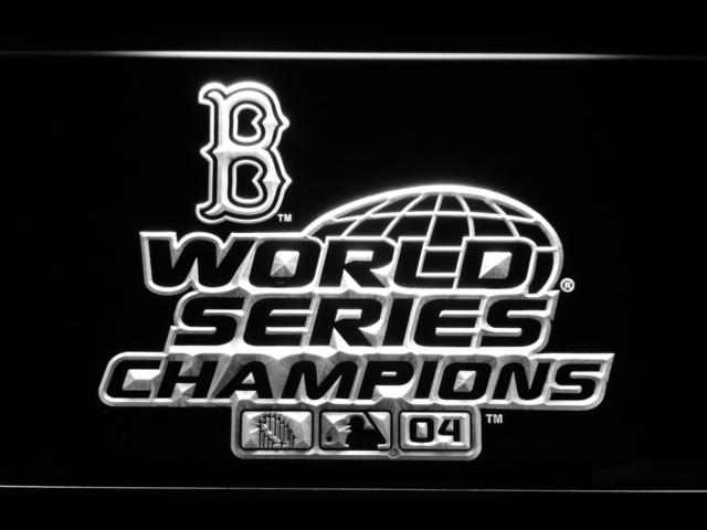 Boston Red Sox World Series Champions 04 LED Neon Sign USB - White - TheLedHeroes