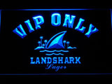 Landshark Lager VIP Only LED Neon Sign Electrical - Blue - TheLedHeroes