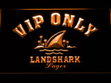 Landshark Lager VIP Only LED Neon Sign Electrical - Orange - TheLedHeroes